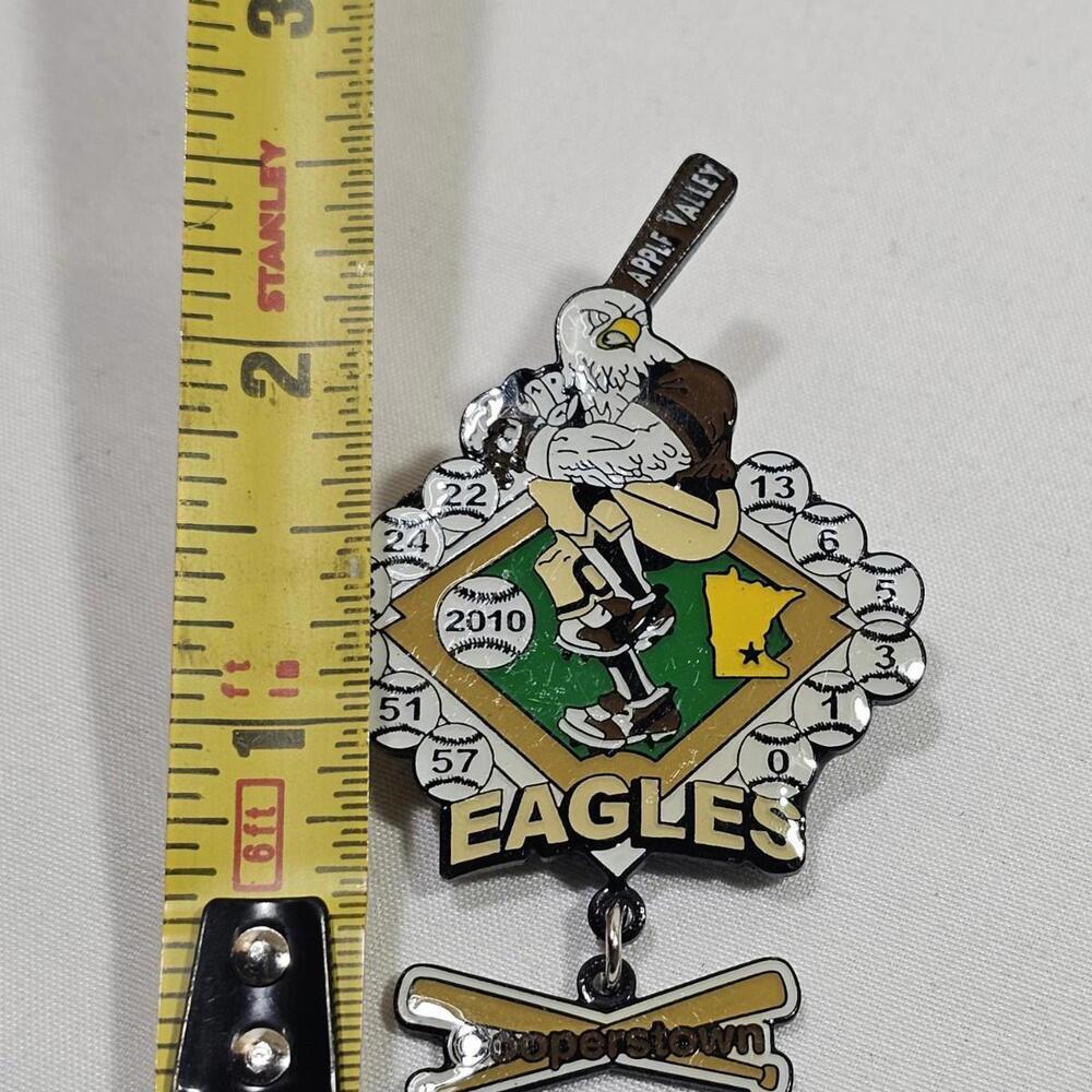 Apple Valley Eagles Cooperstown 2010 Youth Baseball Tournament Trading Pin - Picture 2 of 3